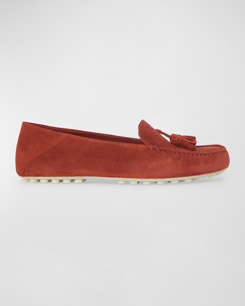 Suede Tassel Moccasin Loafers