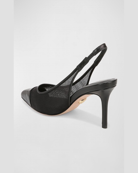 Liliana Mesh Cap-Toe Slingback Pumps