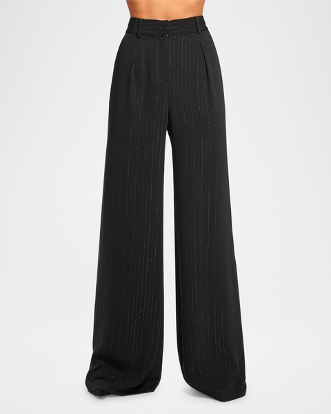 Gaius Metallic Pinstripe Pants