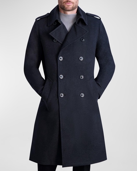 Men's Wool Trench Coat