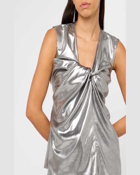 Twisted Metallic Tank Top