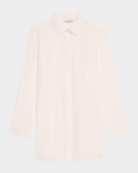 Shoreline Cotton Boyfriend Shirt