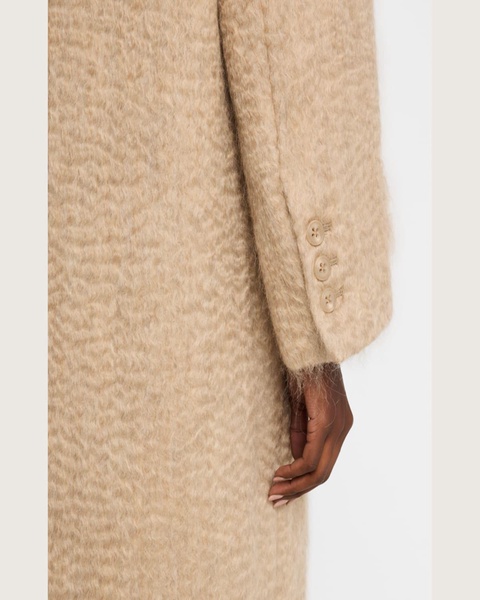 Urban Attraction Long Wool-Mohair Coat