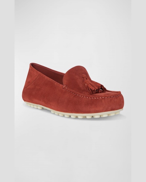 Suede Tassel Moccasin Loafers