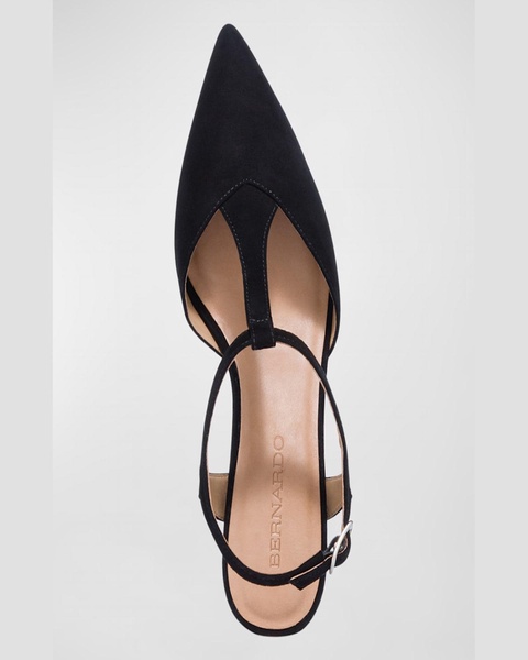 Malta Suede T-Strap Pumps