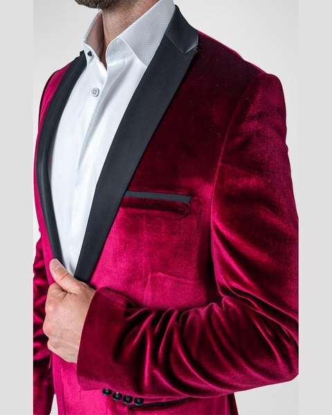 Men's Tesla Velvet Blazer