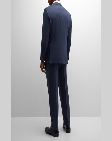 Men's Textured Solid Suit