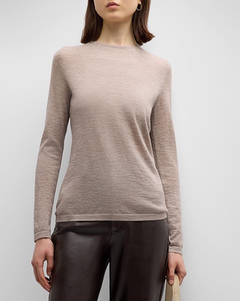 Cashmere Superfine Crewneck Top