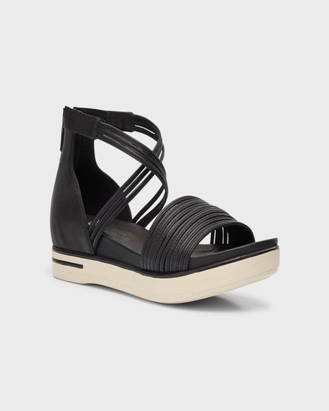 Shea Leather Crisscross Comfort Sandals