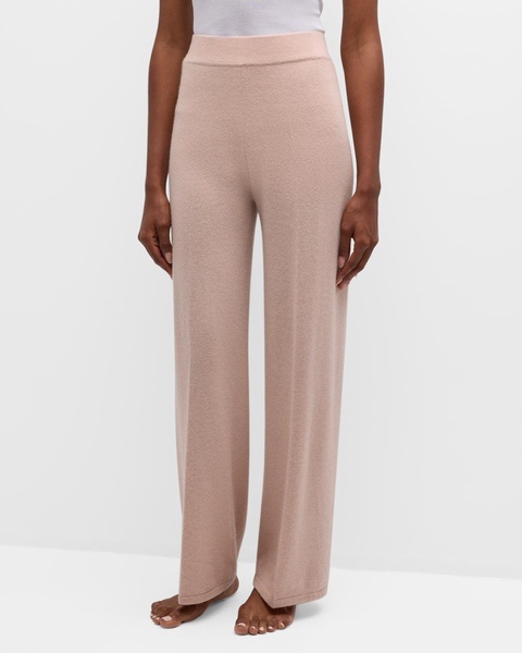 Cashmere Straight-Leg Knit Pants