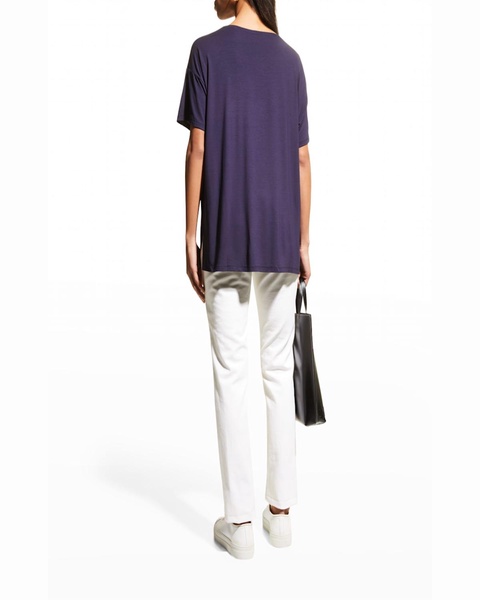 Viscose Jersey Boxy T-Shirt