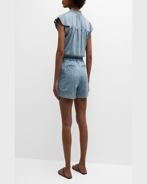 Foster Denim Paperbag Shorts 