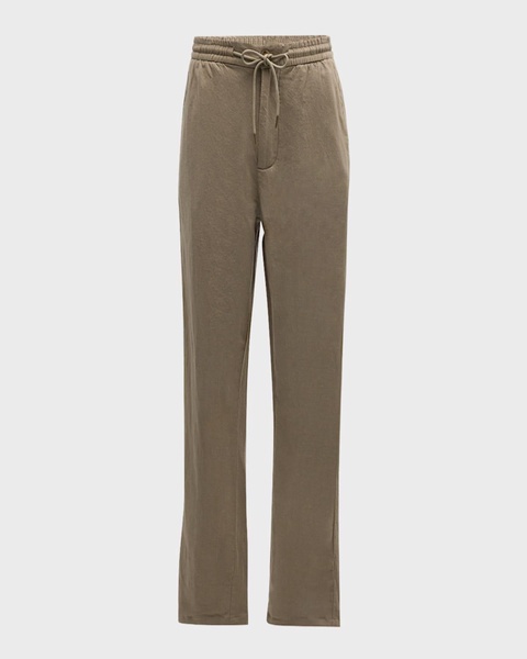 Men's Callum Cotton-Linen Drawstring Pants