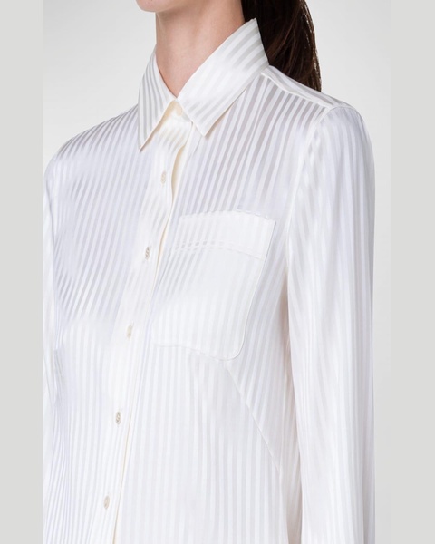 Stripe Button Up Blouse