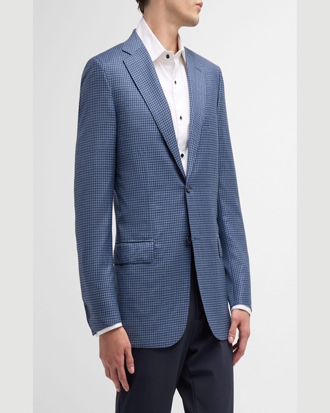 Men's Gingham Check Sport Coat