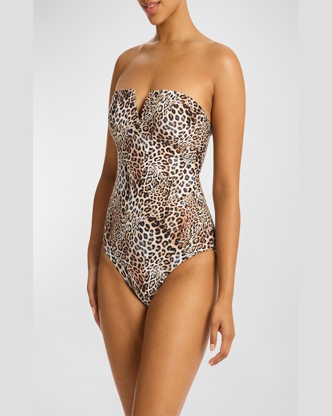 Congo Vee Bandeau One-Piece Swimsuit 