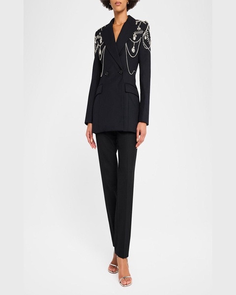 Getty Crystal-Embellished Blazer