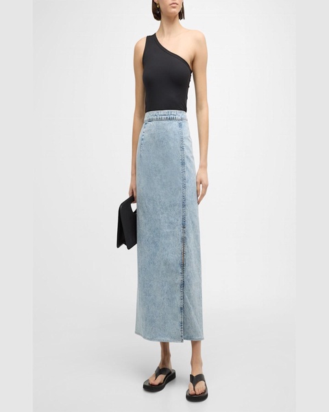 Ms. Madison High-Rise Pencil Maxi Skirt