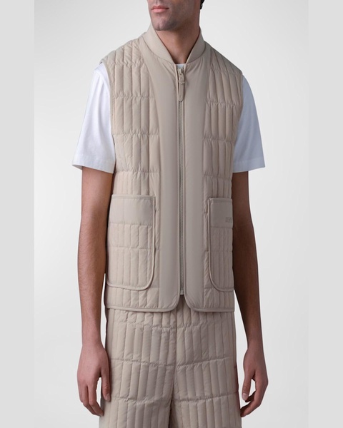 Men's Levi Water-Resistant Quilted Down Vest