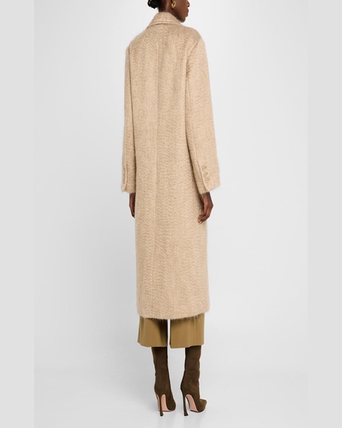 Urban Attraction Long Wool-Mohair Coat