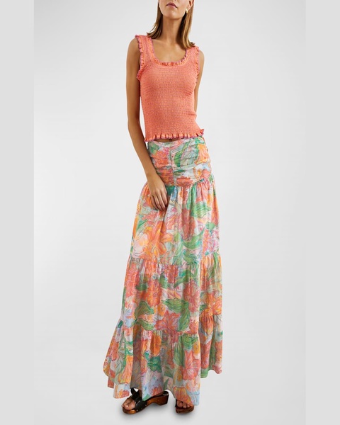 Agatha Floral Tiered Maxi Dress 