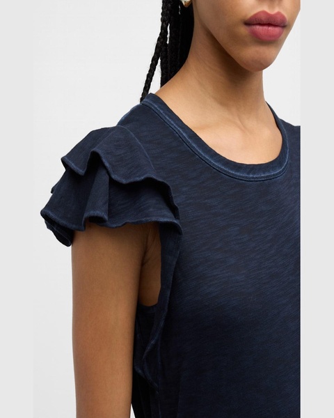 Akeela Ruffle Sleeve Tee