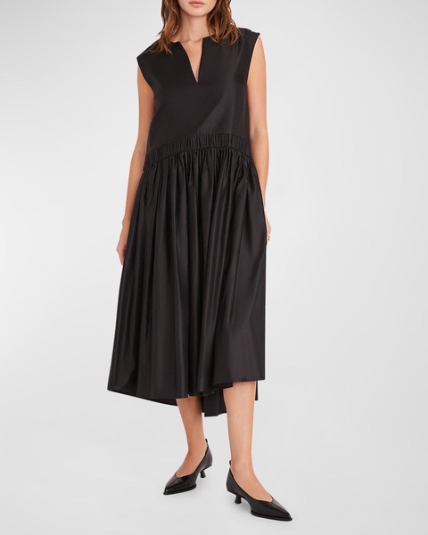 Glarus Sleeveless Smocked Midi Dress