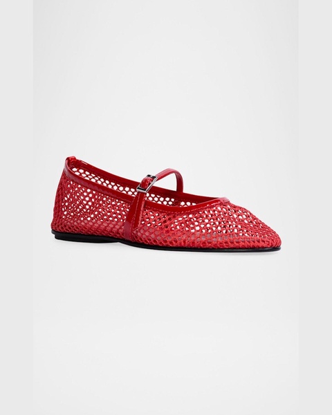 Mika Net Mary Jane Ballerina Flats