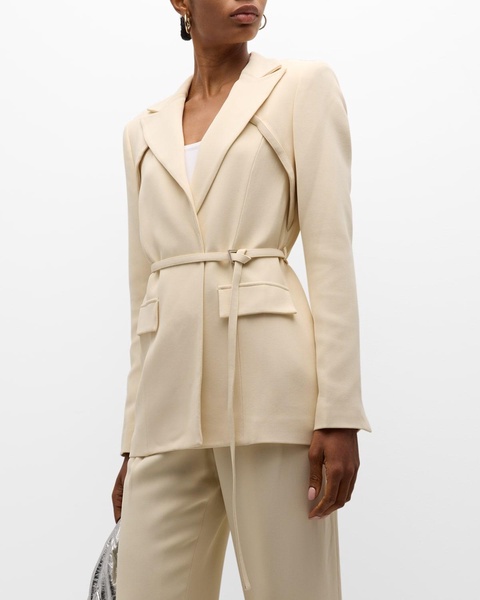 Alek Belted Suiting Jacket