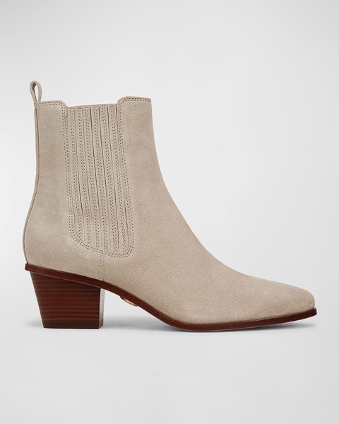 Alina Suede Chelsea Booties