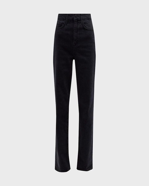 Ms. Triarchy V-High Rise Straight-Leg Jeans