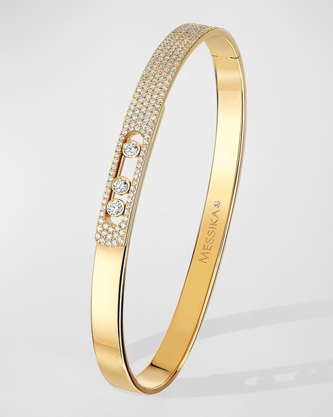 Move Noa 18K Yellow Gold Diamond Bangle