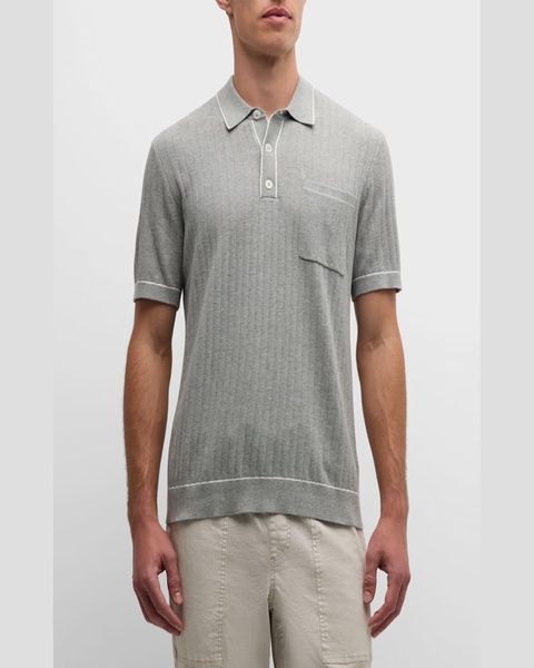 Men's Hardy Ribbed Polo Shirt