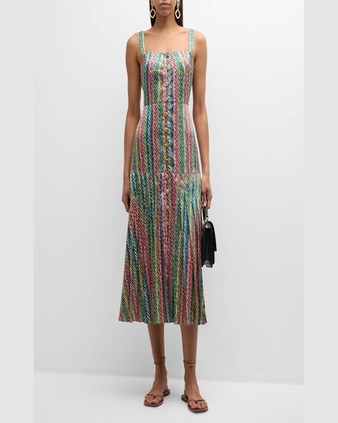 Karen Rainbow Gradient Dress