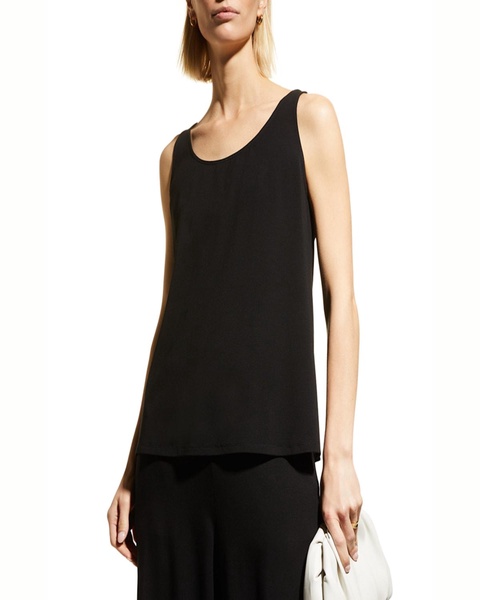 Scoop-Neck Jersey Knit Tank