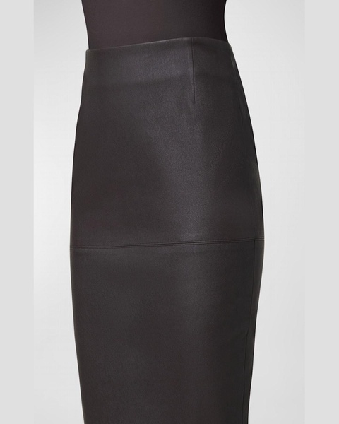 Nappa Leather Pencil Skirt