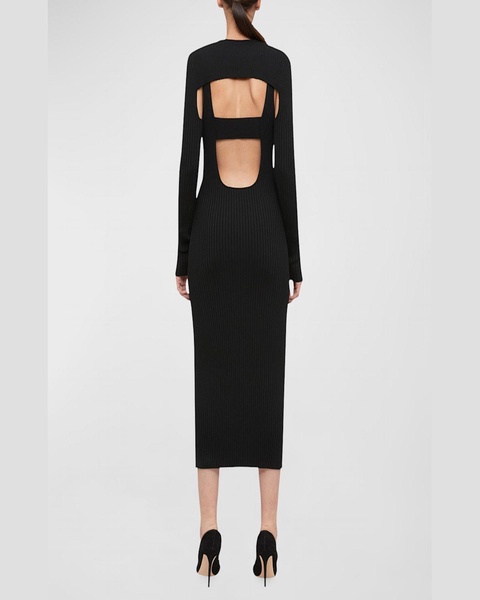 x Simkhai Cutout Knit Midi Dress