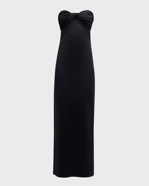 Twist Strapless Maxi Dress