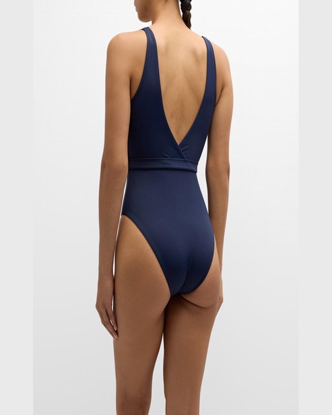 Michelle Belted One-Piece Swimsuit 