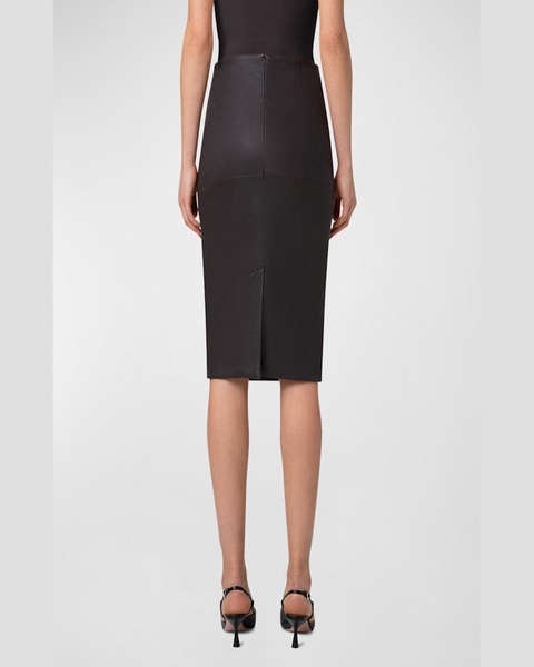 Nappa Leather Pencil Skirt