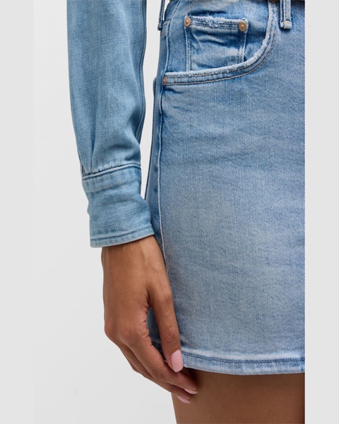 The Vagabond Denim Mini Skirt