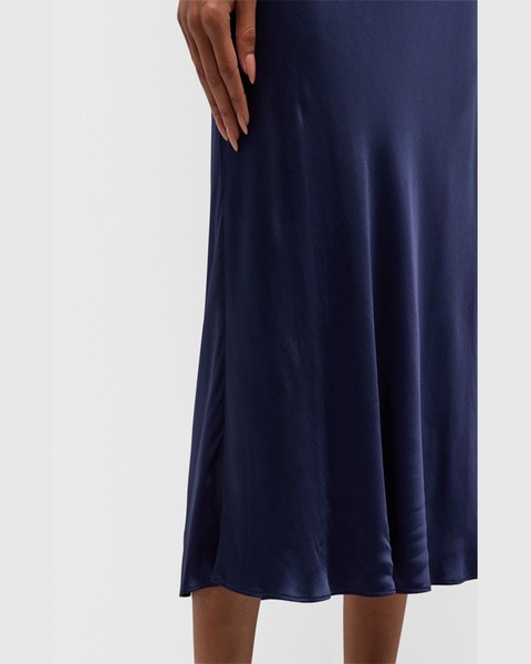 Anya Satin Midi Skirt 