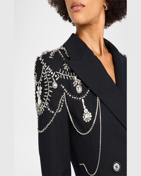 Getty Crystal-Embellished Blazer