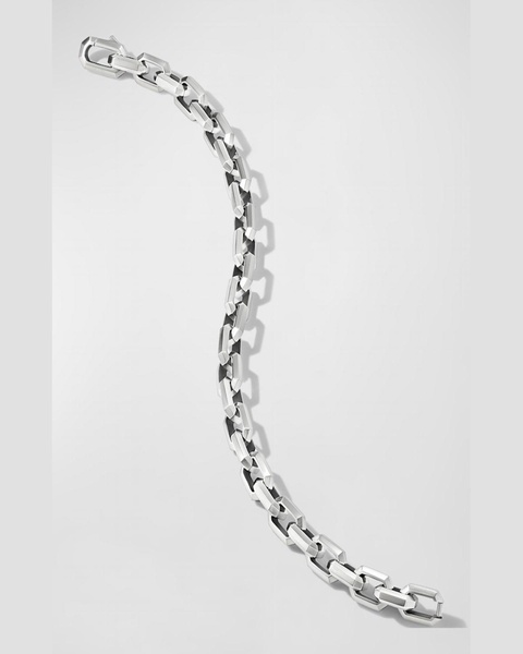 Men's Streamline Heirloom Chain Link Bracelet in Silver, 7.5mm, 5.5"L