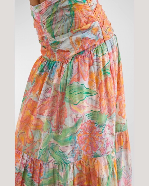 Agatha Floral Tiered Maxi Dress 