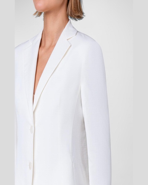 Lavino Structured Cotton Blazer Jacket