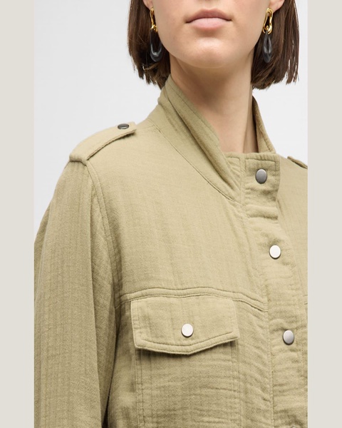 Collins Gauze Military Jacket 