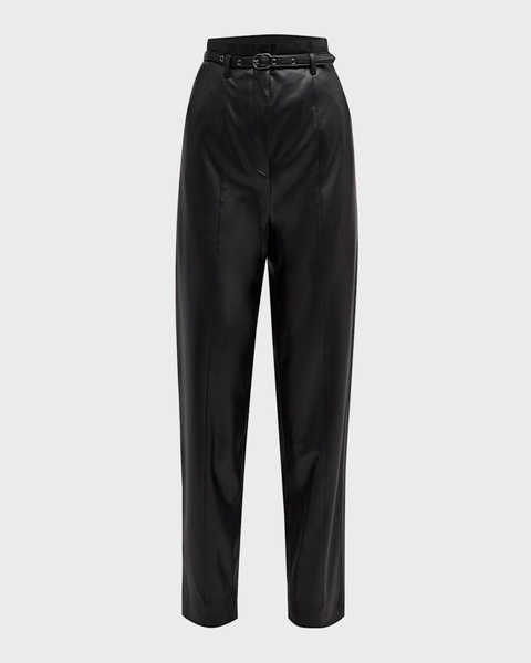 Analise Vegan Leather Cropped Pants