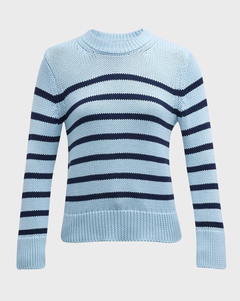 Alise Striped Cotton Sweater