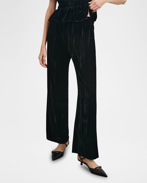 Brissa Velvet Flare Pants